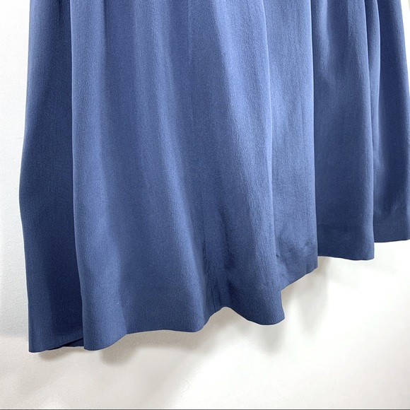 Silk Blue Y2K Fit and Flare Homecoming Dress - Picture 6 of 7
